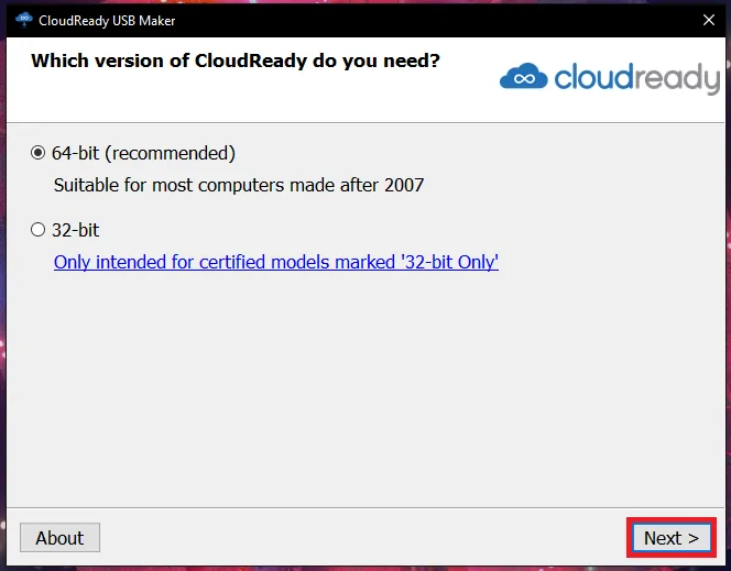 Neverware Chrome OS CloudReady